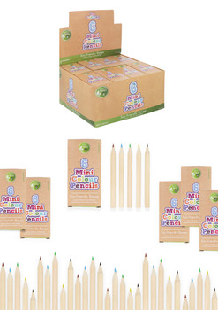 6 Pieces Eco-Friendly Mini Colouring Pencils 6 Pieces Eco-Friendly Mini Colouring Pencils