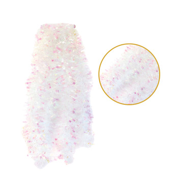 Pack of 12 2m Christmas Chunky Tinsel - Iridescent
