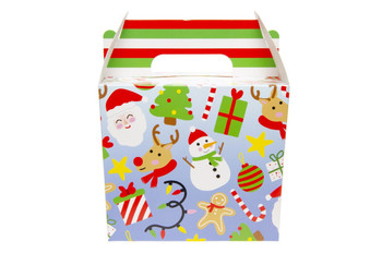 Pack of 12 Christmas Food Boxes 14 x 10 x 12cm Pack of 12 Christmas Food Boxes 14 x 10 x 12cm