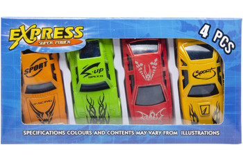 12 Packs of 4 Express Super Power Sports Car Toys 12 Packs of 4 Express Super Power Sports Car Toys