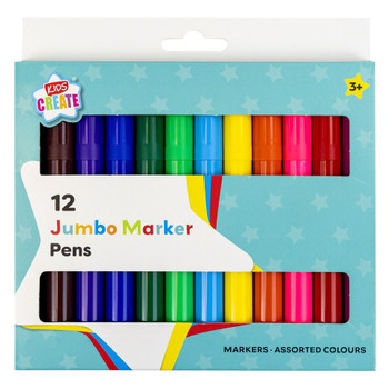 Pack of 12 Kids Create Jumbo Marker Pens Pack of 12 Kids Create Jumbo Marker Pens