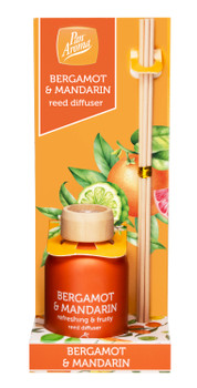 Pack of 3 Pan Aroma Bergamot & Mandarin Reed Diffusers 50ml Pack of 3 Pan Aroma Bergamot & Mandarin Reed Diffusers 50ml