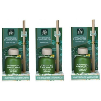 Pack of 3 Pan Aroma Honeysuckle & Sandalwood Reed Diffusers 50ml Pack of 3 Pan Aroma Honeysuckle & Sandalwood Reed Diffusers 50ml