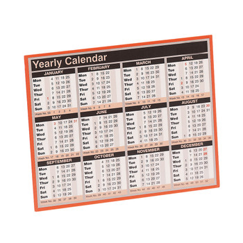 Year to View Calendar 2026 – Wall or Desk Mounted, 257 x 210mm Year to View Calendar 2026 – Wall or Desk Mounted, 257 x 210mm