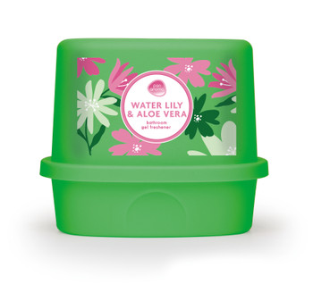 Pan Aroma Water Lily & Aloe Vera Bathroom Gel Air Freshener 150g Pan Aroma Water Lily & Aloe Vera Bathroom Gel Air Freshener 150g