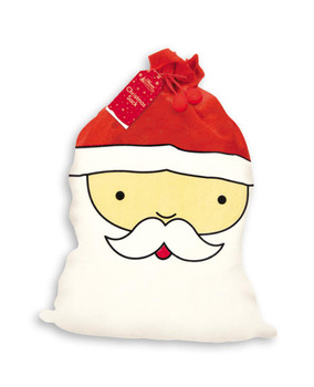 Pack of 5 Santa Face Design Christmas Sacks Pack of 5 Santa Face Design Christmas Sacks