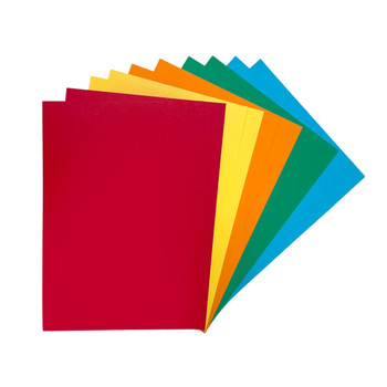 Pack of 500 A4 Assorted Primary Coloured Card 160gsm Sheets Pack of 500 A4 Assorted Primary Coloured Card 160gsm Sheets