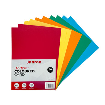 Pack of 2000 A4 Assorted Primary Coloured Card 160gsm Sheets Pack of 2000 A4 Assorted Primary Coloured Card 160gsm Sheets