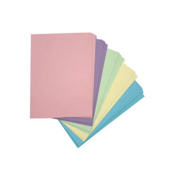 Pack of 100 A5 Assorted Pastel Coloured Paper 75gsm Sheets Pack of 100 A5 Assorted Pastel Coloured Paper 75gsm Sheets