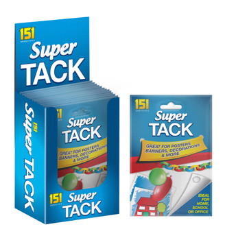 Pack of 12 Adhesive Super Tack