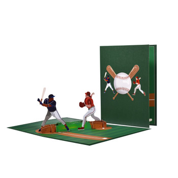 Baseball Field 3D Pop Up Greeting Card