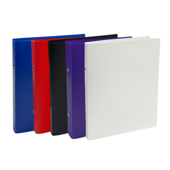 Pack of 5 A5 PP Ring Binders – 25mm Spine, 2 O-Ring Mechanism, 700 Micron Durable Cover – Assorted Colours