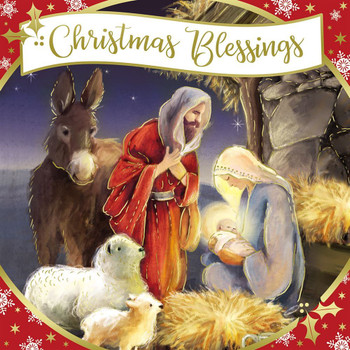 Pack of 10 Religious Nativity Christmas Boxed Cards - Holiday Greeting Cards, 2 Designs with Envelopes
