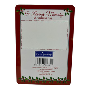 In Loving Memory of a Dear Gran Christmas Graveside Keepsake Card