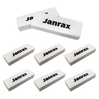Pack of 10 PVC Rectangular Erasers