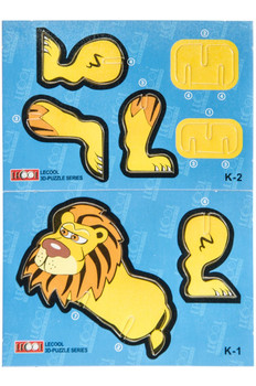 Single Animal Shape 3D Puzzle