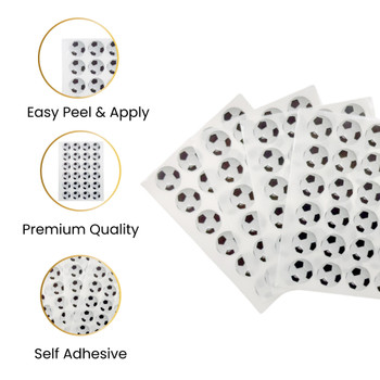 Pack of 96 Football 16mm Self-Adhesive Labels