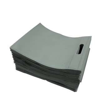 Pack of 25 Grey Coloured 30x25cm Non-Woven Patch Handle Bags