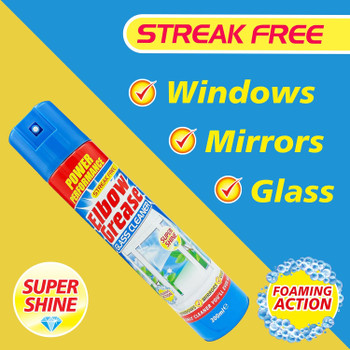 Elbow Grease Glass Cleaner Aerosol 300ml