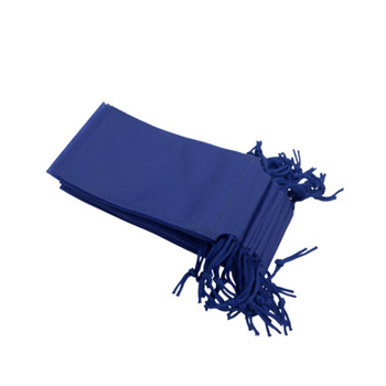 Pack of 25 Blue Coloured 19x10cm Non-Woven Drawstring Bags