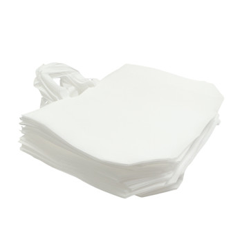 Pack of 25 White Coloured 35x25x10cm Non-Woven Bags with Handle