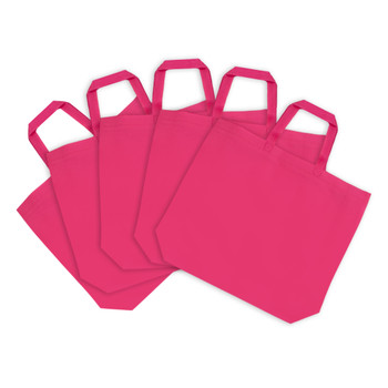 Pack of 25 Pink Coloured 40x30x10cm Non-Woven Bags with Handle