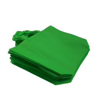 Pack of 25 Dark Green Coloured 40x30x10cm Non-Woven Bags with Handle
