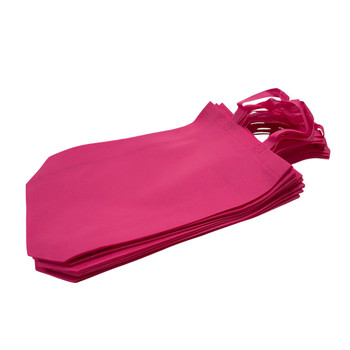 Pack of 25 Pink Coloured 35x41x12cm Non-Woven Bags with Handle