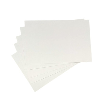 Pack of 100 White Plain 6x4" Record Cards – Blank Study Index Cards for Notes, Revision