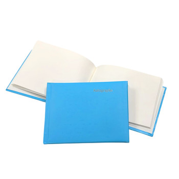 100 Pages Blue Autograph Book – School Leavers Signature, End of Term Memory Book