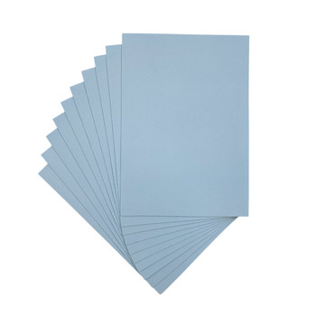 Pack of 10 A4 Light Blue Coloured Eva Foam Sheets