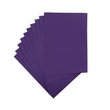 Pack of 10 A4 Purple Coloured Eva Foam Sheets