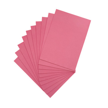 Pack of 10 A5 Pink Coloured Eva Foam Sheets