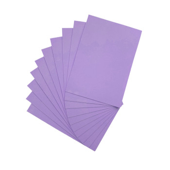 Pack of 10 A5 Lilac Coloured Eva Foam Sheets