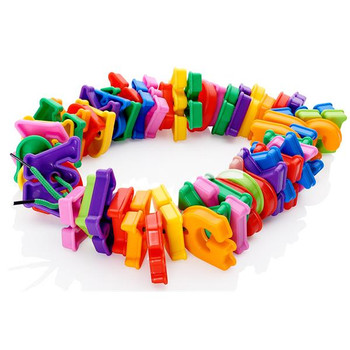 500gm(Approx 116pieces) Link-Ups Alphabet Learning Resources by Cleaver Kidz