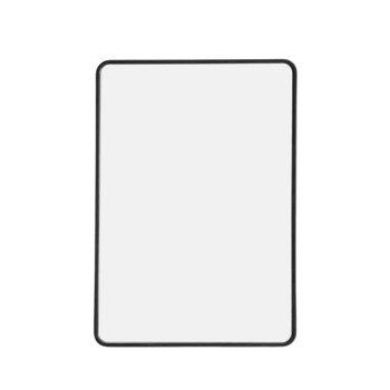 A4 Double Sided Magnetic Erasable MDF Plain Whiteboard With Black Border