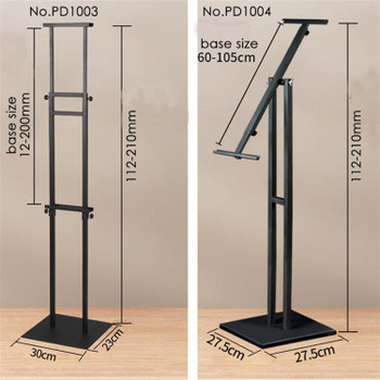 Metal KT Board Poster Display Stand – Vertical Advertising Stand