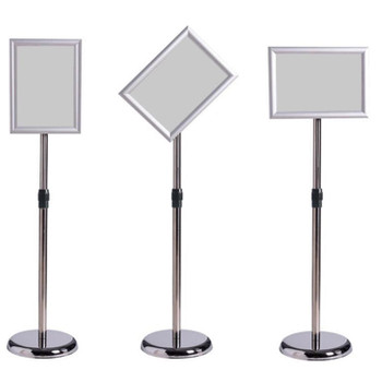 A2 Mobile Aluminum Alloy Poster Stand – Adjustable Height Display