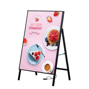 Bracket Style 60 x 90cm Mobile LED Poster Frame For Display