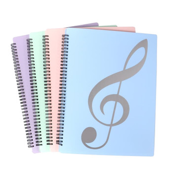 Single A4 30 Sheets PP Music Design Folders