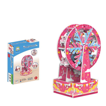 Ferris Wheel DIY Mechanical Stem Toy with Instruction Book