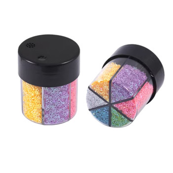 Pack of 6 Colors DIY Decoration Multi‑Shape Glitters