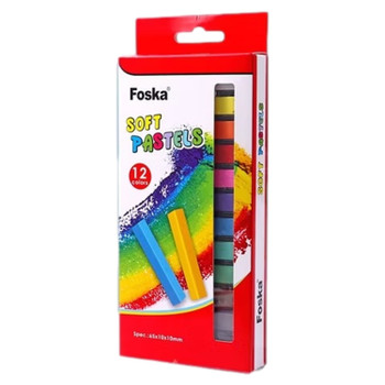 Pack of 12 Soft Pastel Chalks