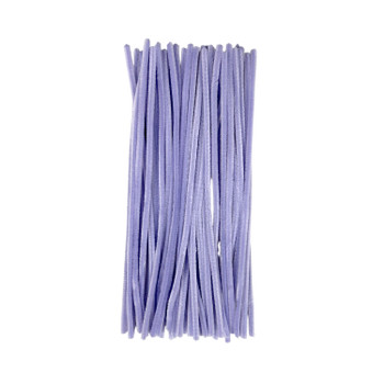 Pack of 50 Lilac Coloured Pipe Cleaners 30cm x 6mm Craft Chenille Stems