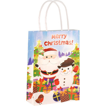 Christmas Paper Party Bag with Handles