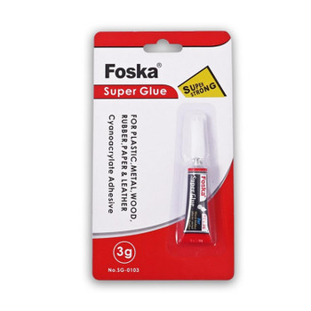 Pack of 12 Extremely Strong Clear Liquid Super Glue 3ml
