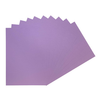 Pack of 20 A2 Bristol Board Light Purple Colored Craft Papers 230gsm