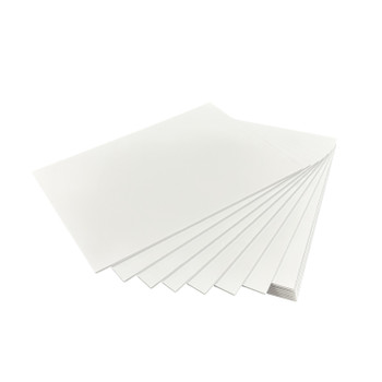 Pack of 10 A4 5mm White Foam Boards – 210 x 297mm