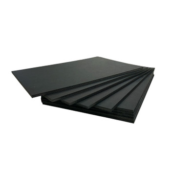 Pack of 10 A4 5mm Black Foam Boards with Core – 210 x 297mm