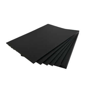 Pack of 10 A3 5mm Black Foam Boards with Core – 297 x 420mm